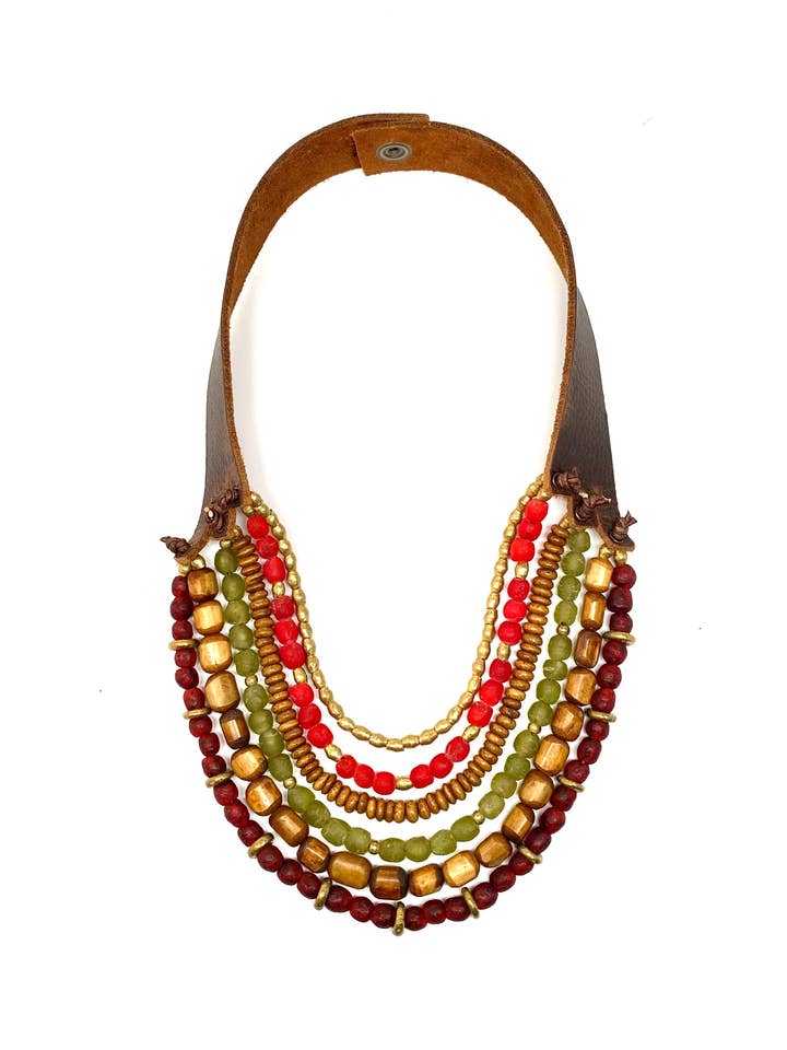 Krobo 6 Strand • Ferien für den Großhandel von Stephanie Leigh Jewelry