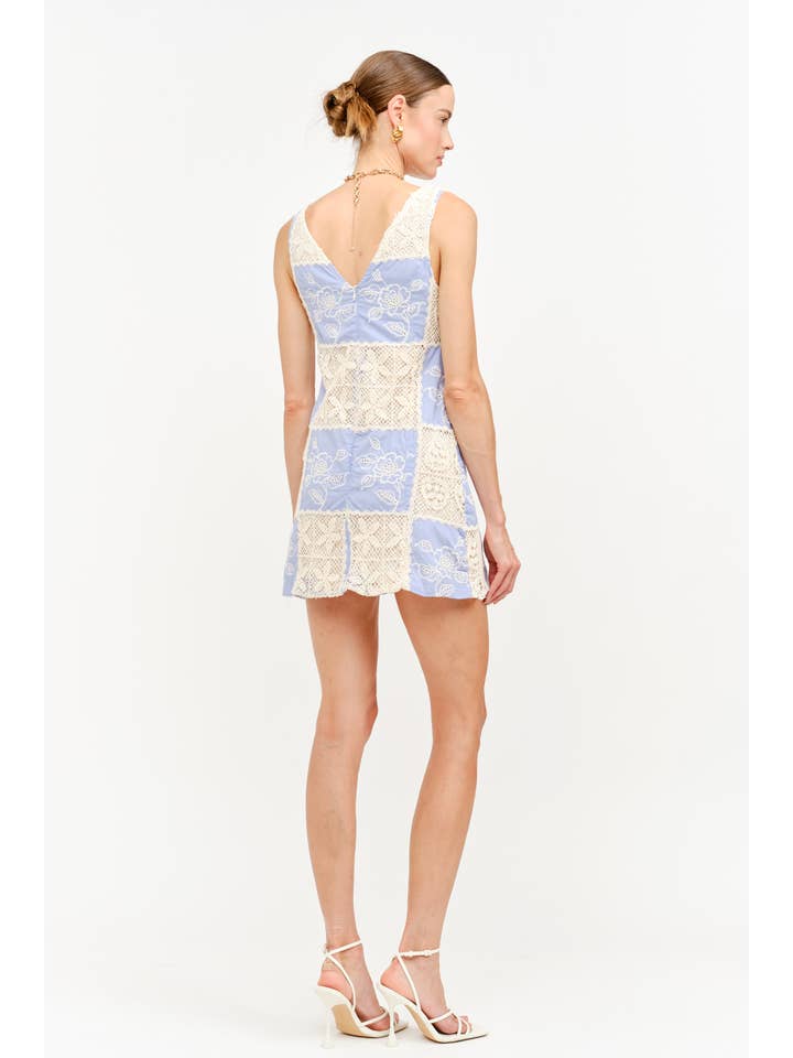 Louisa Blue Dress for wholesale on Faire5