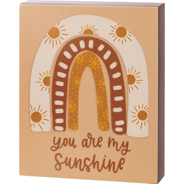Primitives by Kathy - Wholesale Desk/Tabletop Sign - My Sunshine Box Sign