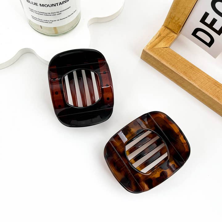 Vintage Tortoiseshell Elegant Simple Anti-Slip Hair Clip for wholesale by mildstyles