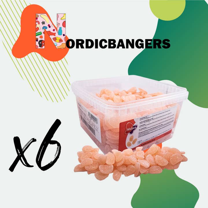 Nordicbangers - Swedish Candy Supply - Wholesale Gummy - Malaco Swedish Candy Box 1.8kg Sour Watermelons2