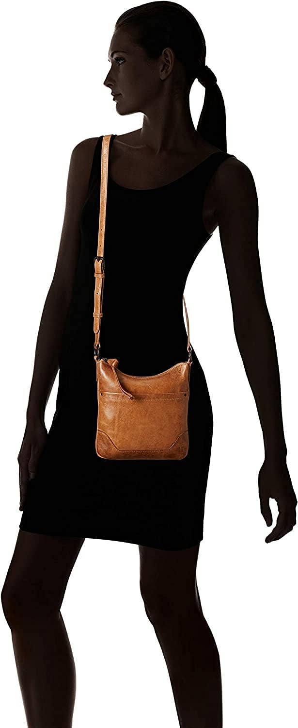 Brown Tuzech Leather Swing Pack Zip Crossbody Bag With Big Pocket Gift for Women Full Grain Campus Bag Weekender Bag for wholesale on Faire4