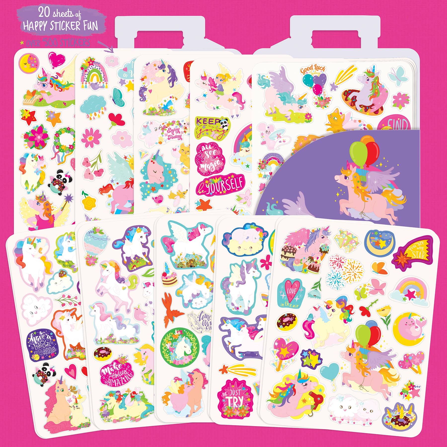 Girl Nation – Engroshandel Klistermærke - Børn og baby – 500+ klistermærker på farten Enhjørningehold1