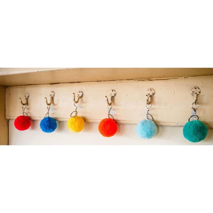 PomPom Galore – wholesale Keychain – Women's – Pom Pom Keyrings2