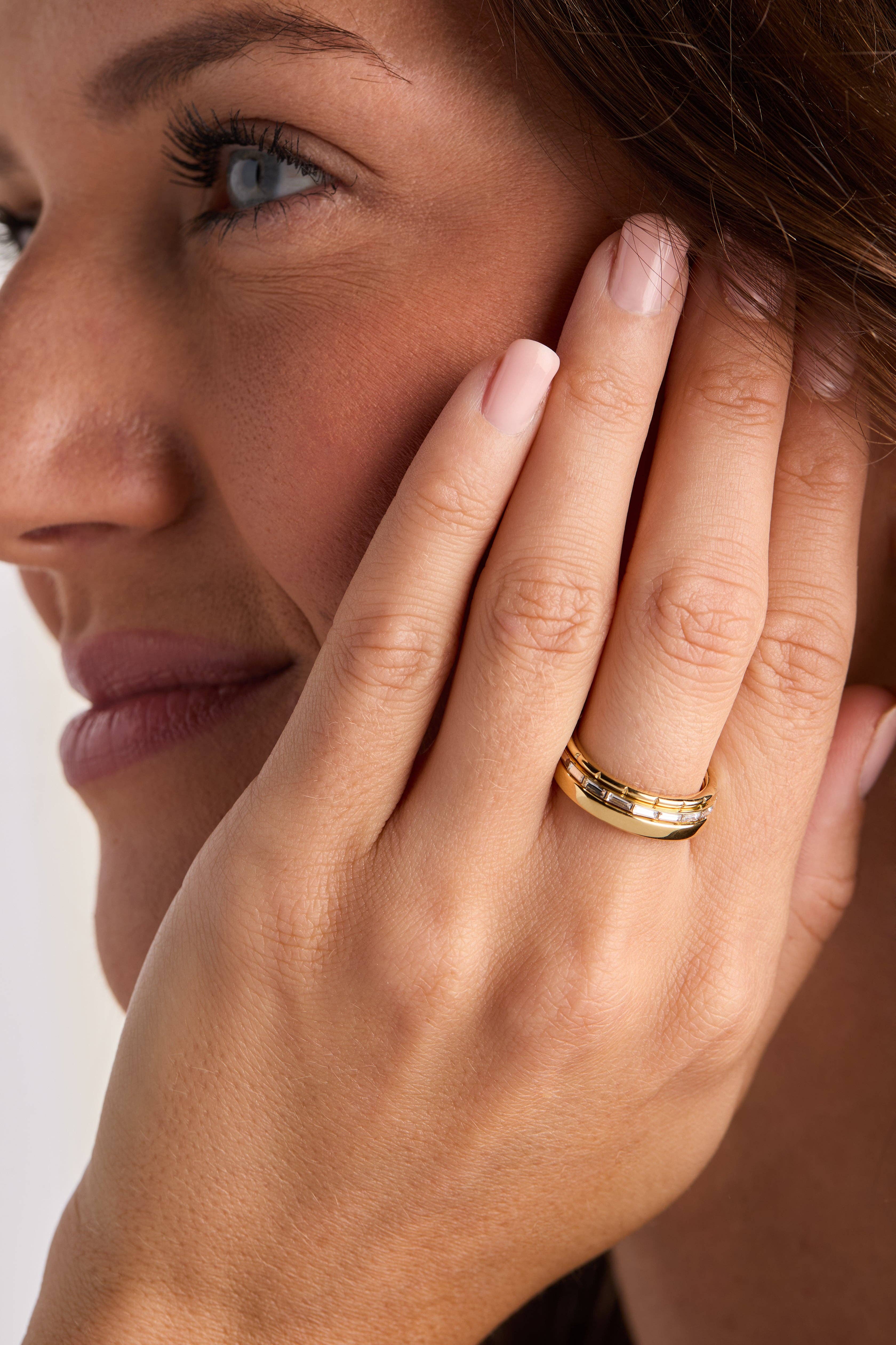 Alex and Ani - Wholesale Band/Stacked Ring - Baguette Stacking Ring Set of 31