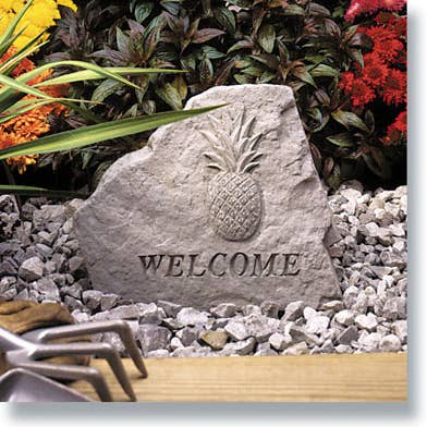 Welcome w/pineapple 64320 for wholesale by Kay Berry Inc