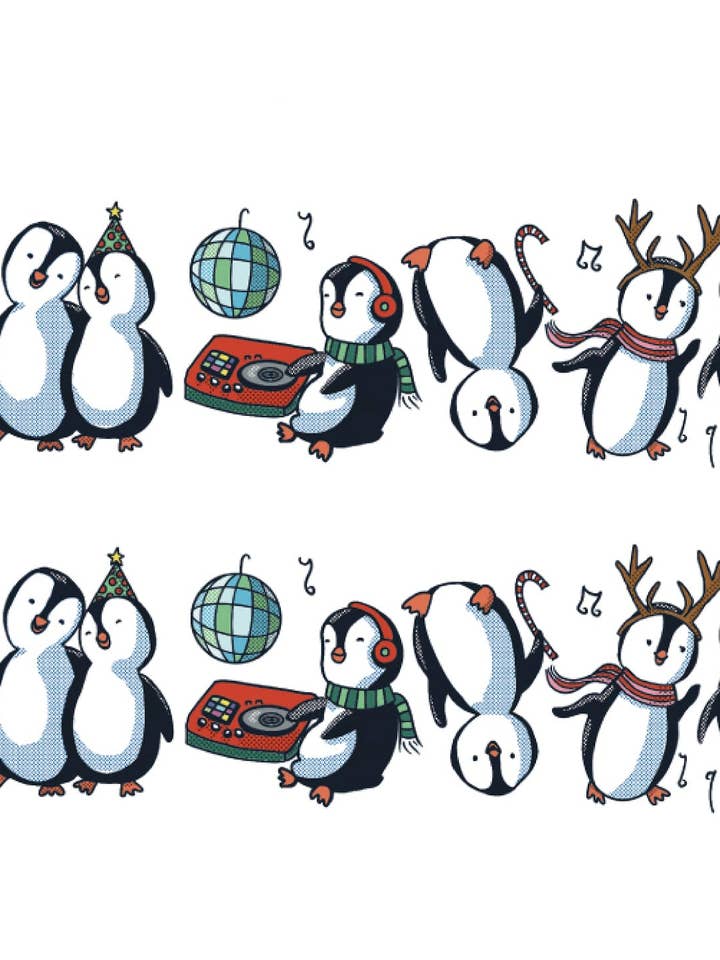 Party Penguins Tattoo Band for wholesale by Tony Ray