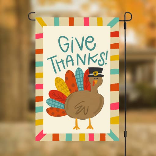 Dai Grazie Bandiera da Giardino Patchy per la vendita all'ingrosso da parte di Doodles By Rebekah