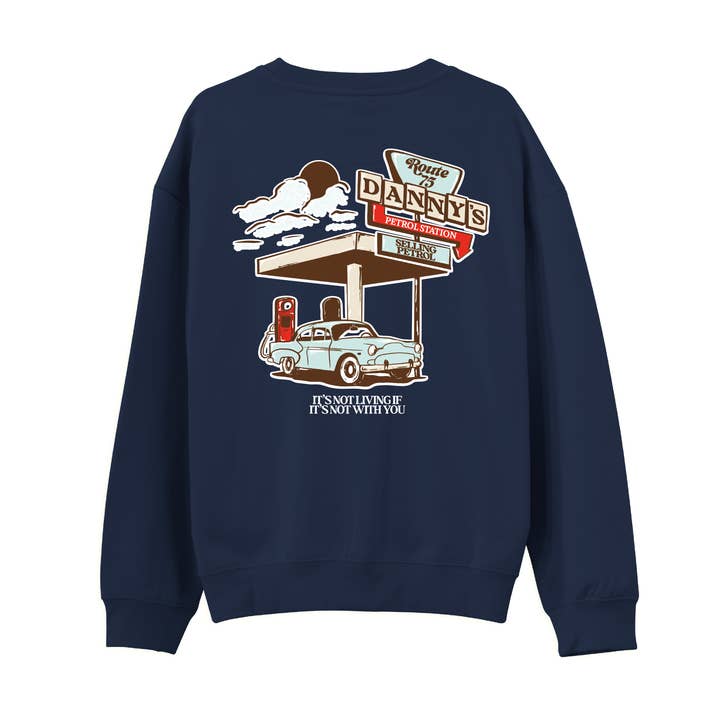 Rute 75 Dannys Tankstation Sweatshirt for engroshandel hos Day of the Moon