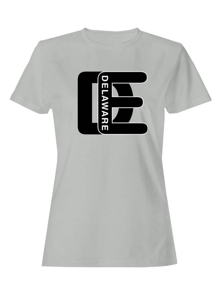 Delaware Retro E Damen T-Shirt für den Großhandel von TShirtGuys.com