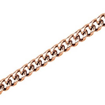 bracelet glamour curb chain rose for wholesale by Style Republic - Carsten Maletz