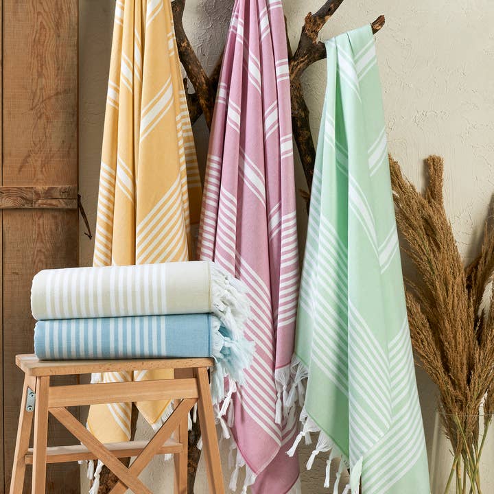 Kikoya – wholesale Strandhandduk – Arma Turkiska Handdukar Badrum Hamam Spa Strand Stora Snabbtorkande