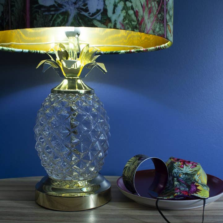 Pineapple | Glass | Lamp Stand for wholesale by Gillian Arnold