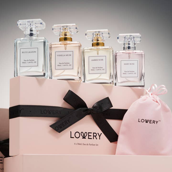Perfume Set for Women - 4pc Floral Parfum Sampler Gifts for wholesale by Lovery