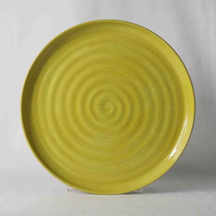 Sun Yellow Classic Lunch Plate for wholesale by Katie L Thompson Designs