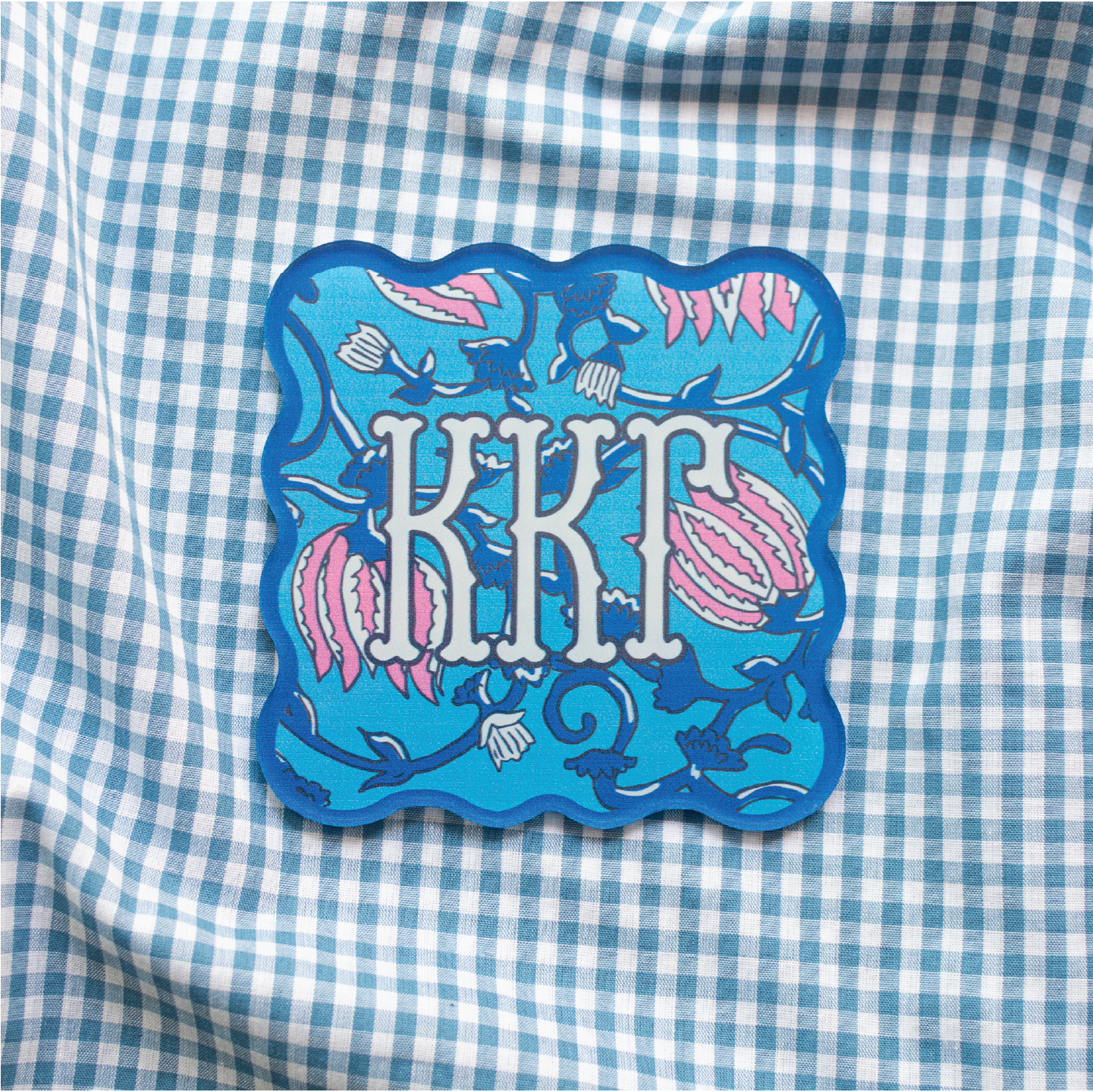 Swag - Vendita all'ingrosso Sottobicchiere - Sottobicchieri in acrilico con stampa a blocchi della confraternita - Set di 22