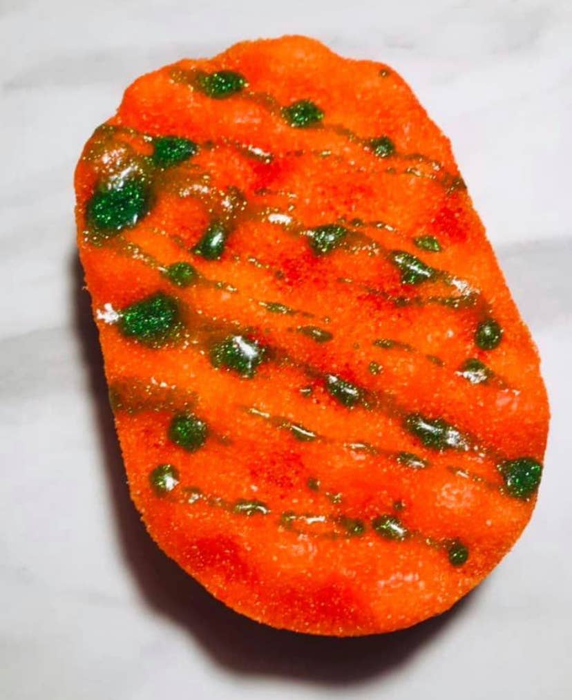 Flaming desserts - Wholesale Bath Pouf/Sponge - Soap infused sponges6
