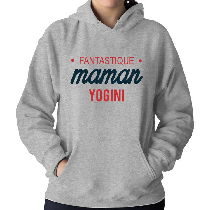 Maman Yogini hoodie for wholesale by Planetee