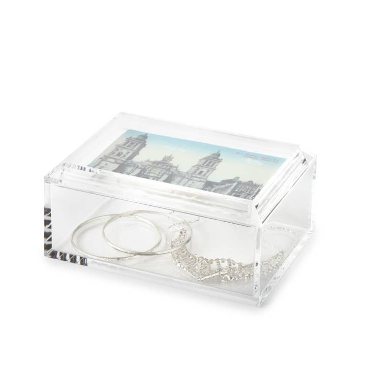 Huang Acrylic - Wholesale Picture Frame - Rectangular Box W/ 4X6 Photo Frame Lid