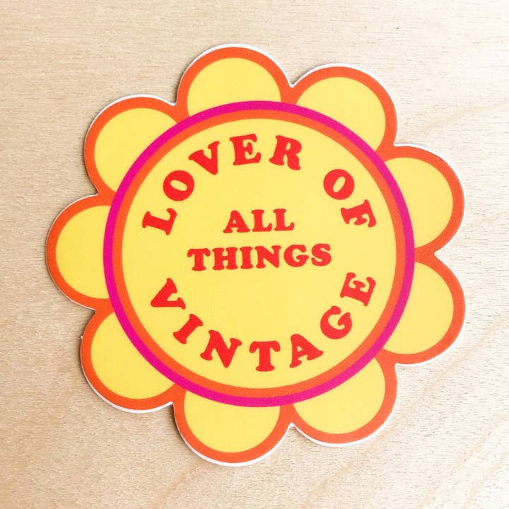 Unexpected Flair - Wholesale Sticker - Lover Of All Things Vintage Sticker0