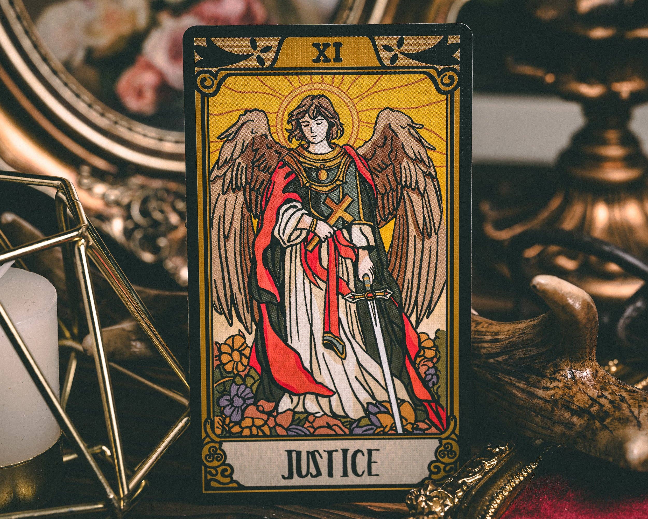 Vermilion Collection – wholesale Tarot cards – Windmill Flag Tarot7