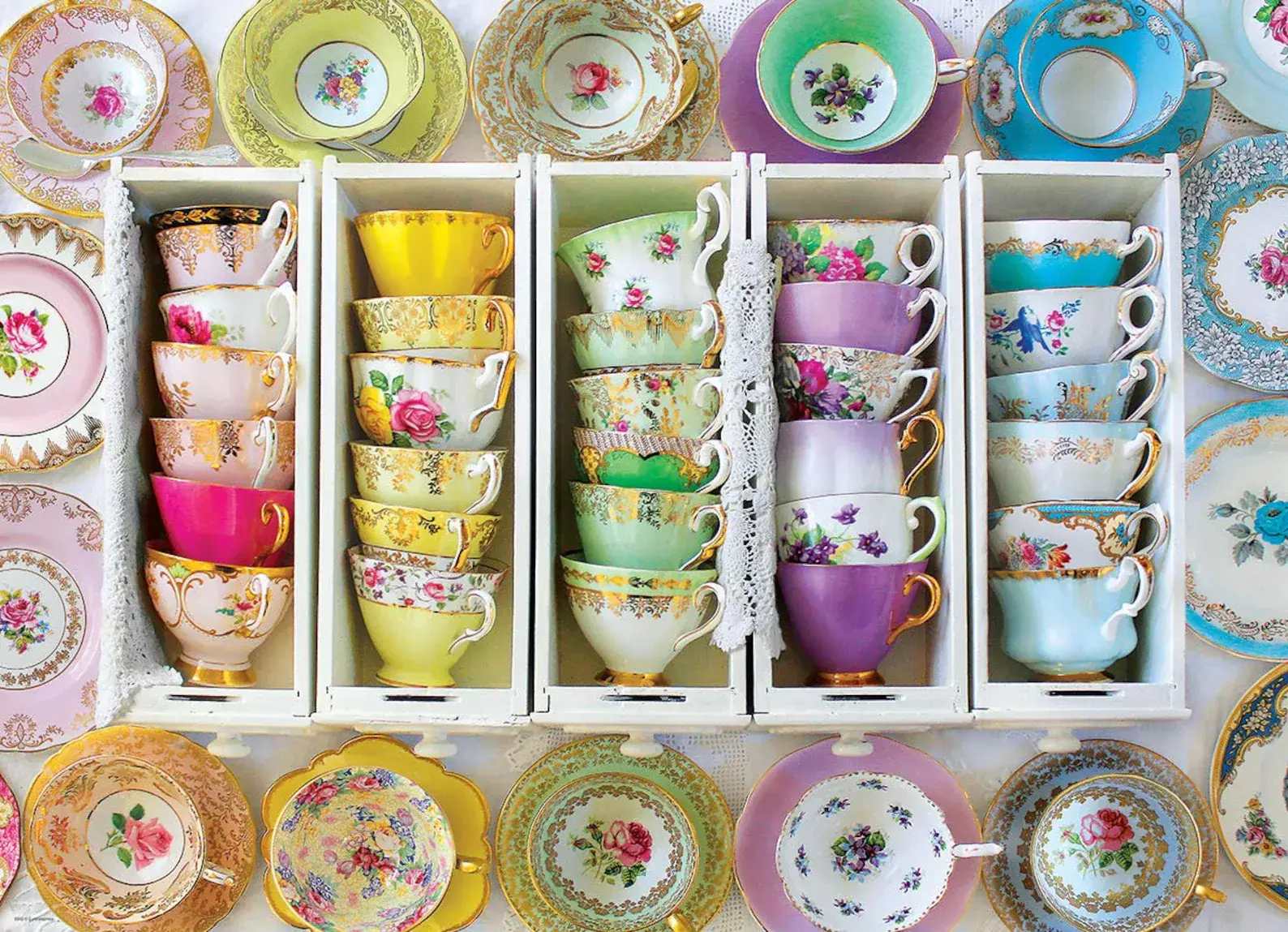 All Little Cute Things - Wholesale Tea set - Mix and Match teacups for Tea party, Catering, Event Planner1