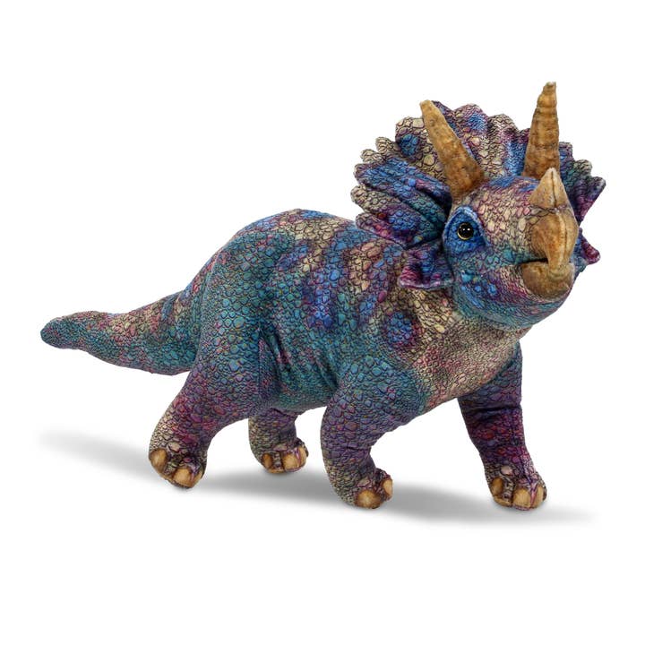 Wild Collection Plys - Triceratops Dinosaur 23" for engroshandel hos Cota Global
