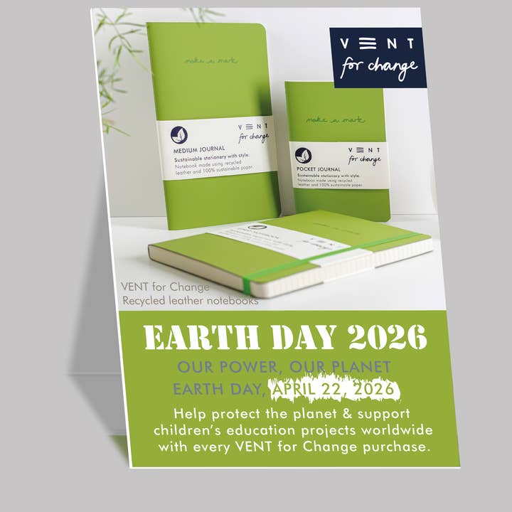 FREE Earth Day Marketing Kit - Posters, page markers & more for wholesale by VENT for Change