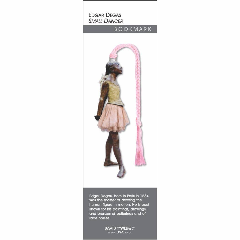 David Howell and Company - Wholesale Bookmark - Degas Small Dancer Metal Bookmark, MADE in USA1