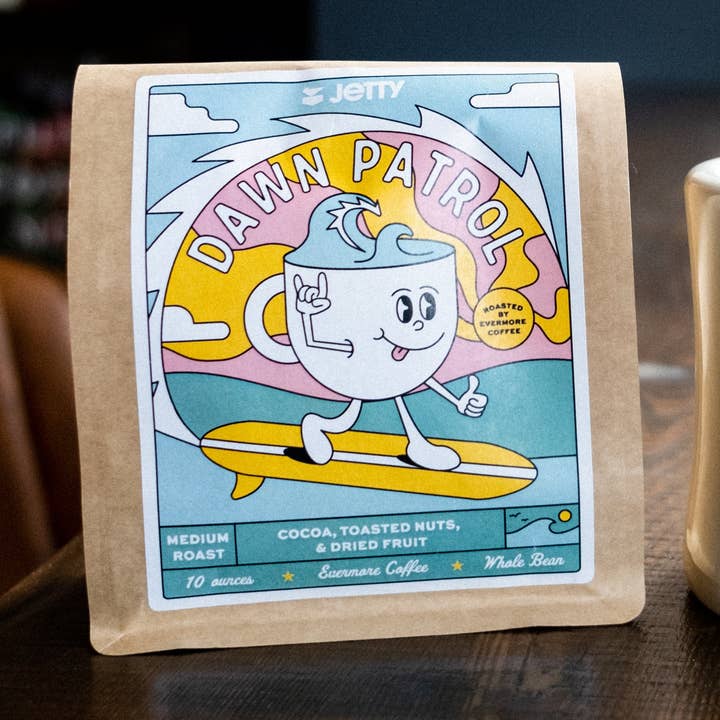 Dawn Patrol, 10oz for wholesale by Evermore Coffee Roasters