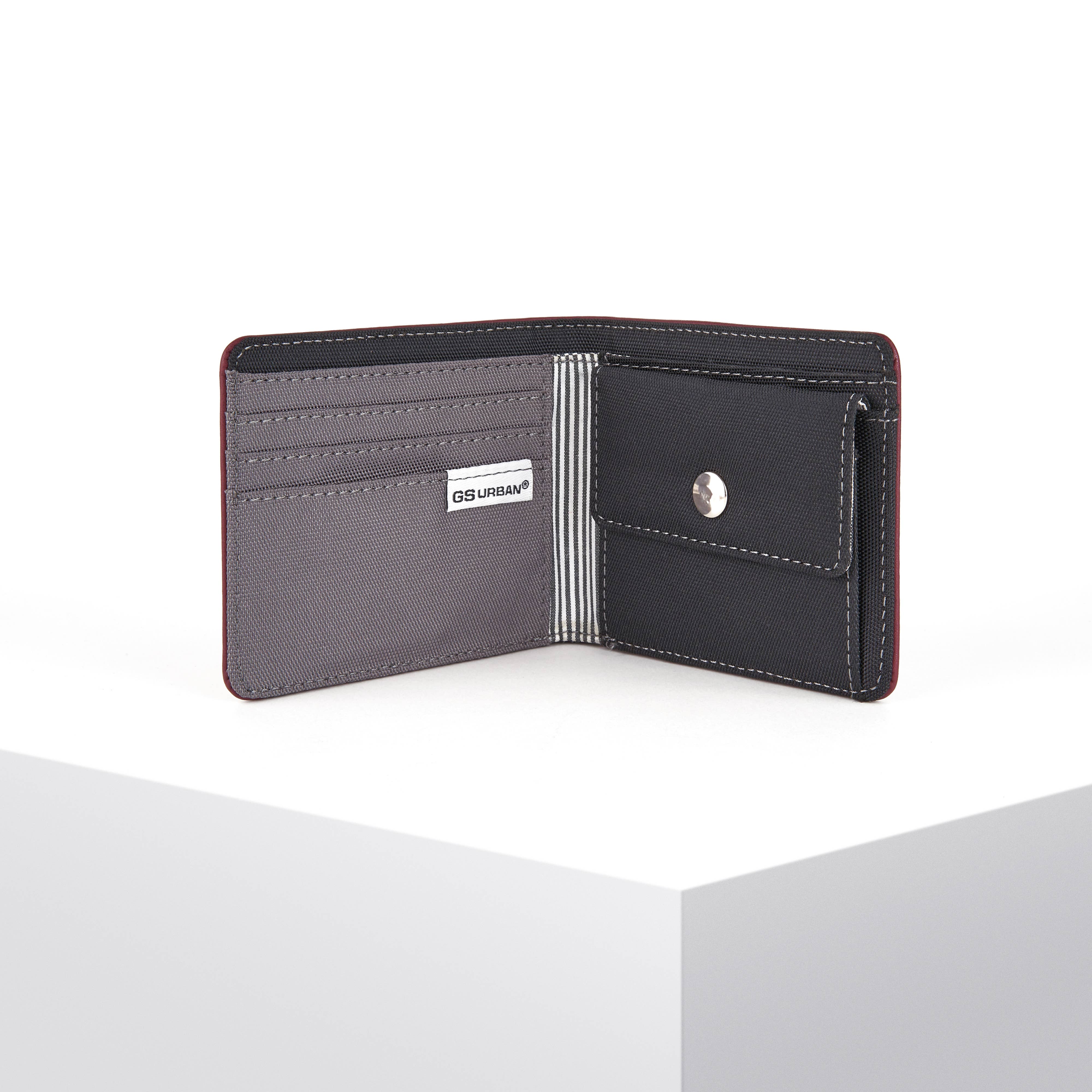 VALTICO - Vente Portefeuille – homme - Portefeuille en PU avec porte-monnaie et poche à bouton2