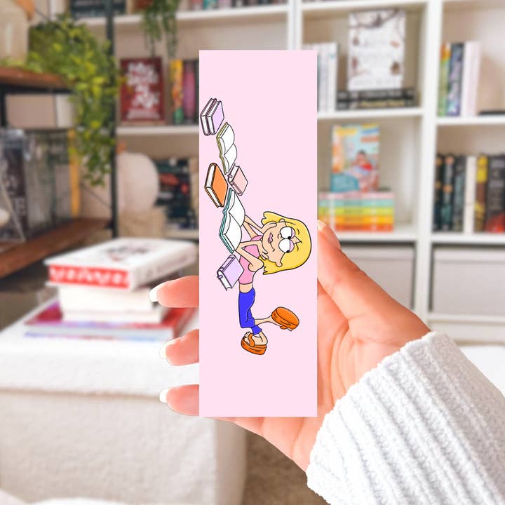 KarlaRaeDesigns - Wholesale Bookmark - Pink Lizzie McGuire Bookmark1