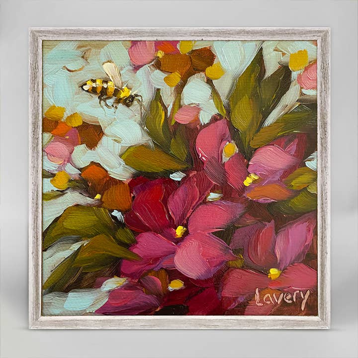 Crea un mini quadro su tela con fiori "Create A Buzz". per la vendita all'ingrosso da parte di GreenBox Art