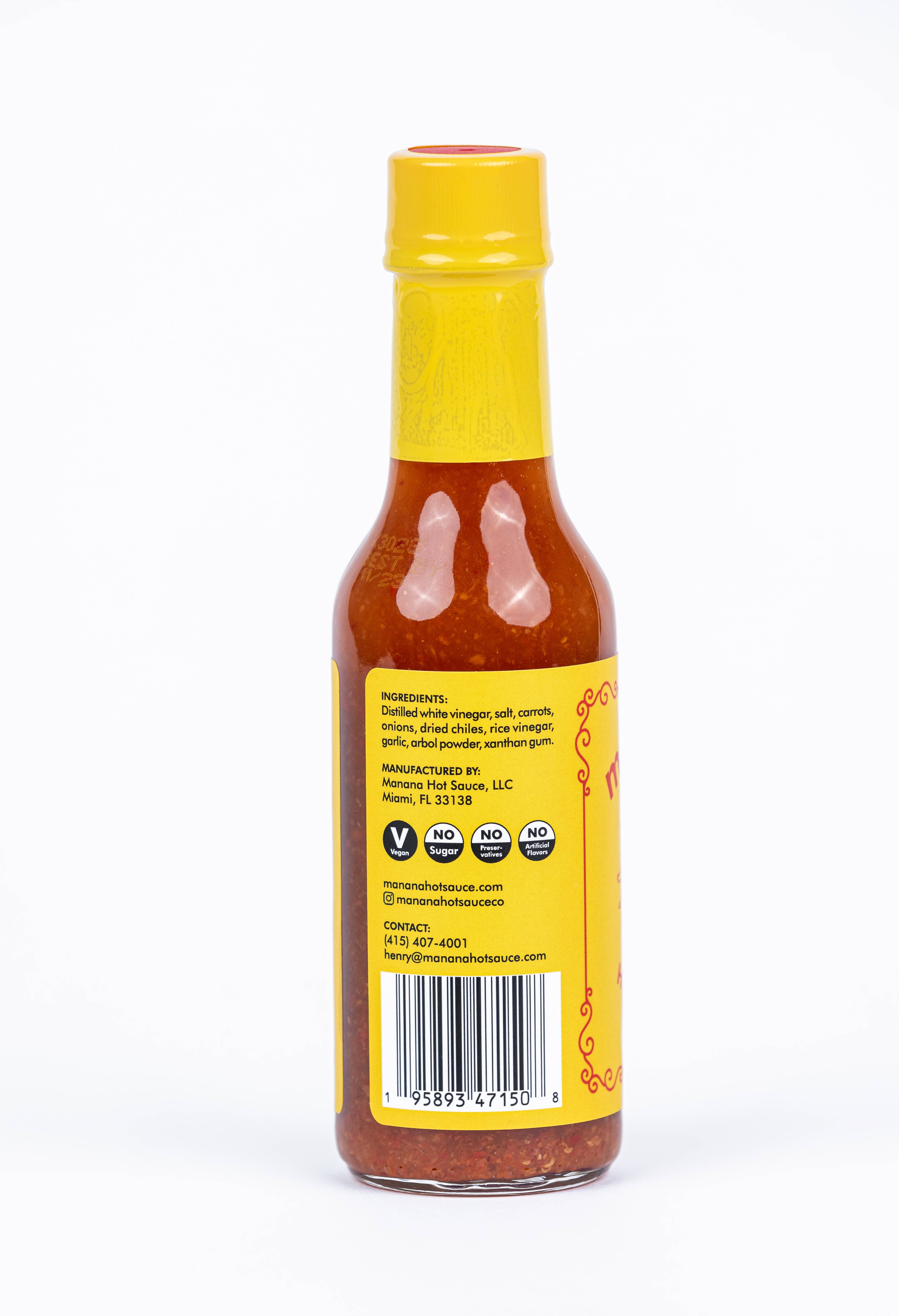 Mañana Hot Sauce - Wholesale Hot Sauce - Mañana Hot Sauce - 12 BOTTLES2