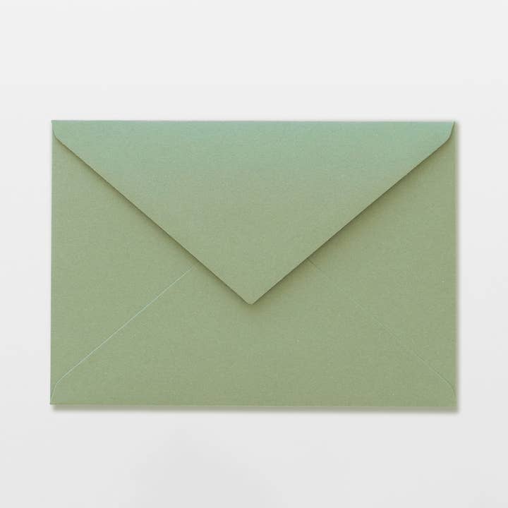 Wildblumen Atelier - Wholesale Envelopes - Set of 10 green sustainable paper envelopes, FSC2