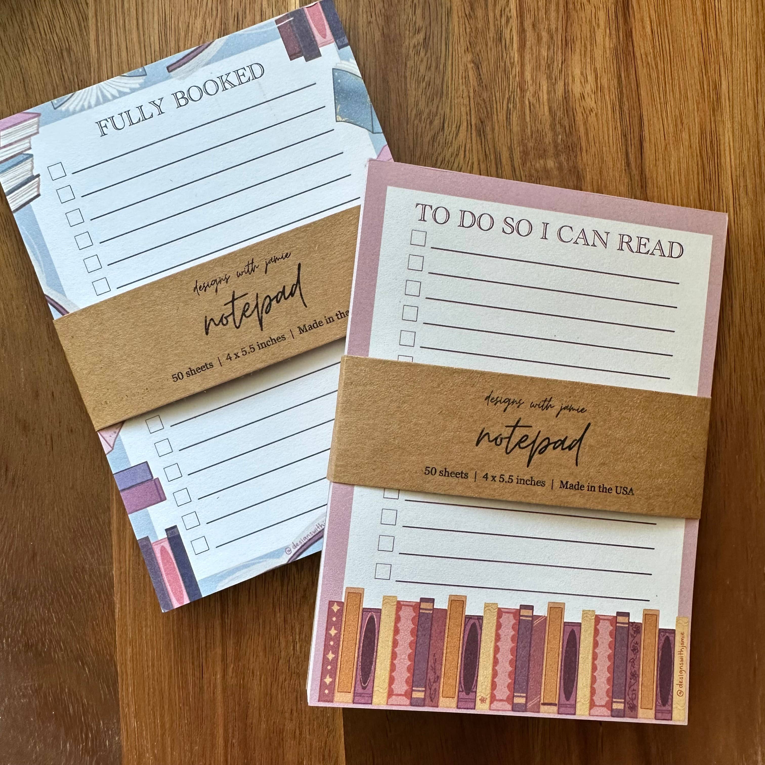 Designs with Jamie - Wholesale Notepad - To Do So I Can Read Notepad3