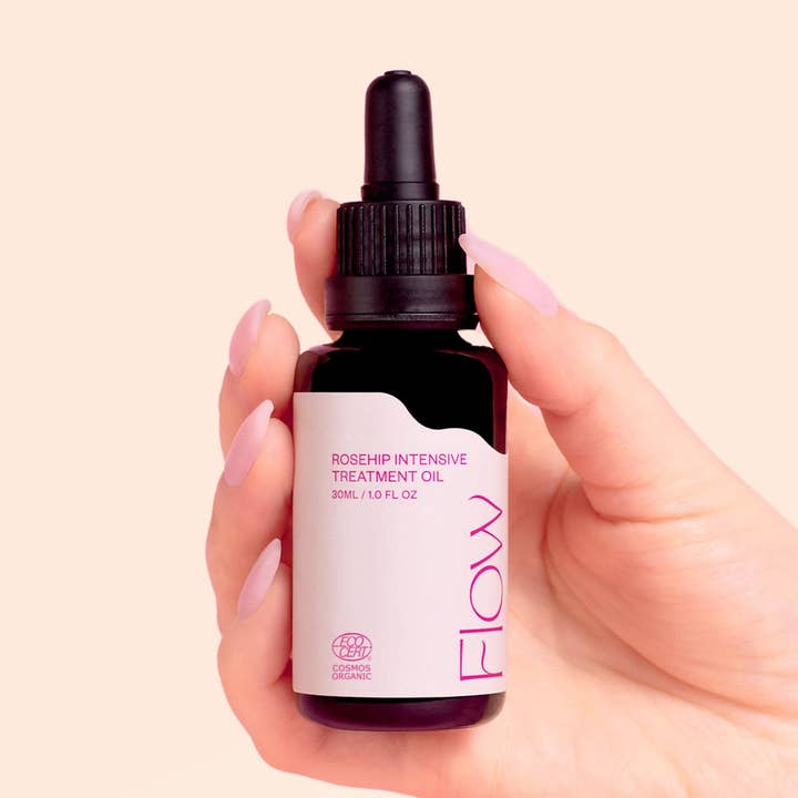 Nypon Intensivbehandlingsolja Cosmos Organic för wholesale av Flow Cosmetics