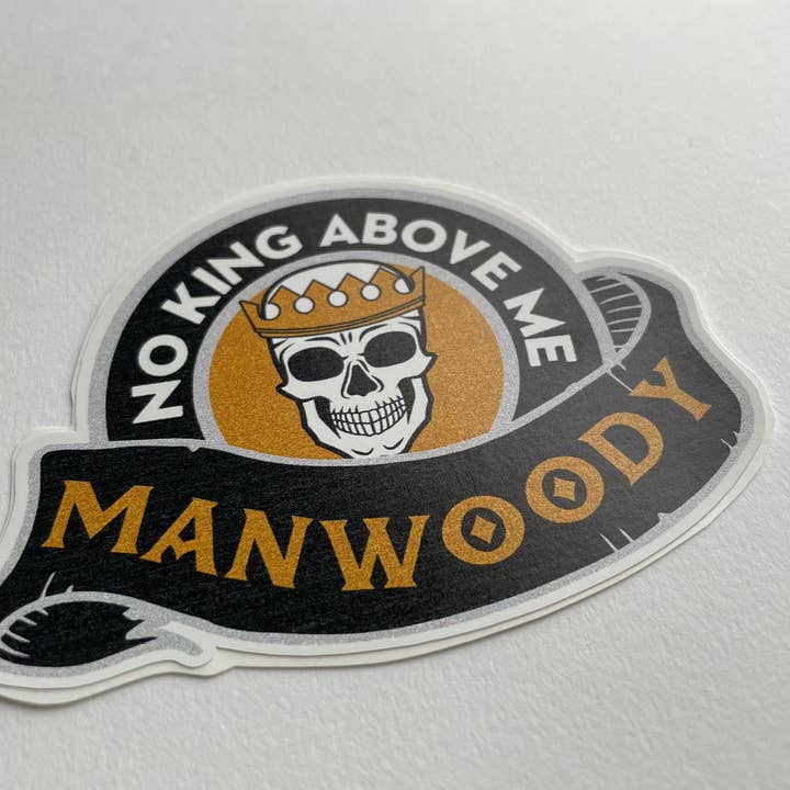Fox and Brambles - Wholesale Sticker - Skull Kings Medieval Vinyl Sticker