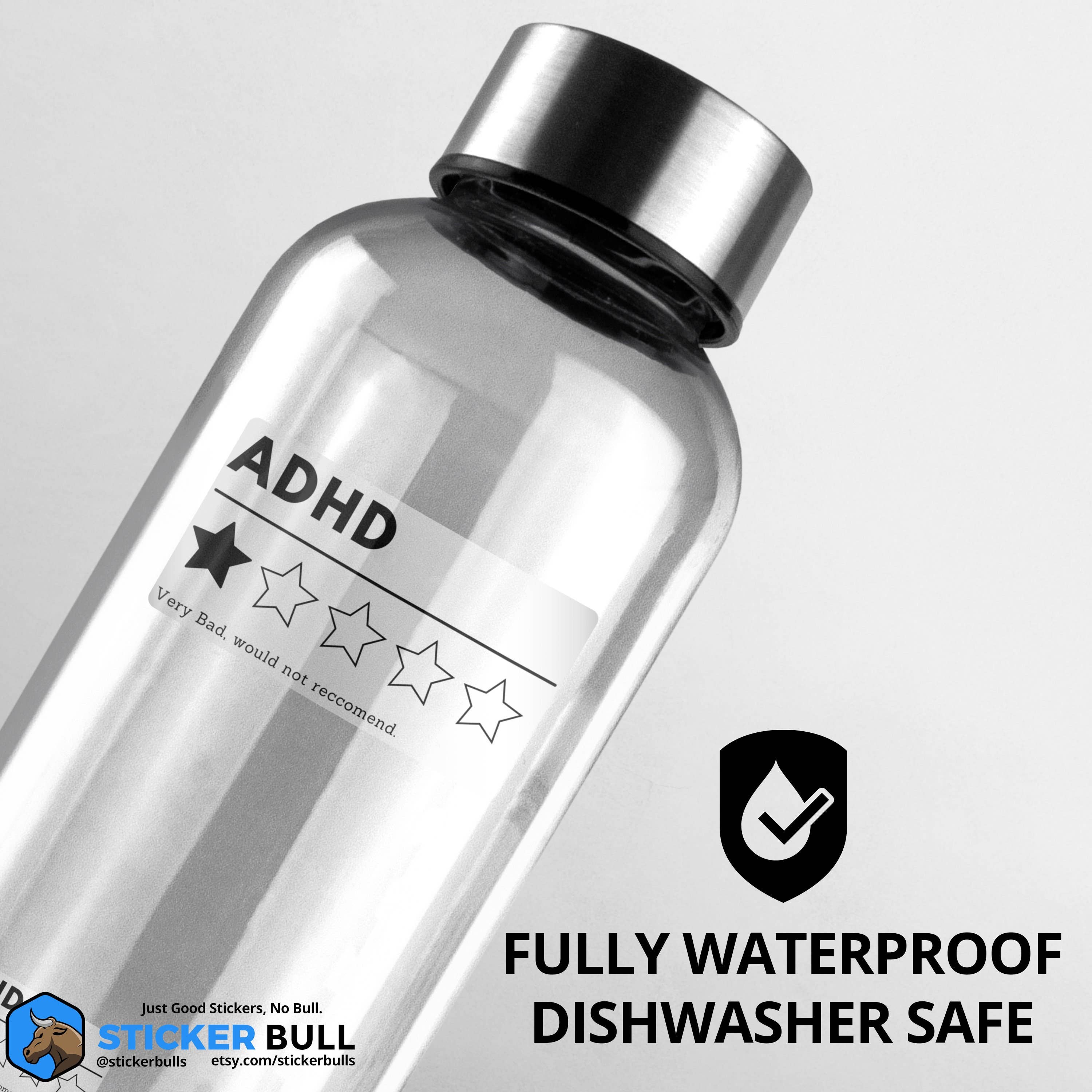 Sticker Bull – Adesivo por atacado – ADHD não recomendaria adesivo, adesivos de vinil, adesivo de meme, meme, adesivo engraçado, adesivo de para-choque engraçado, adesivos, adesivo de TDAH, autoajuda6