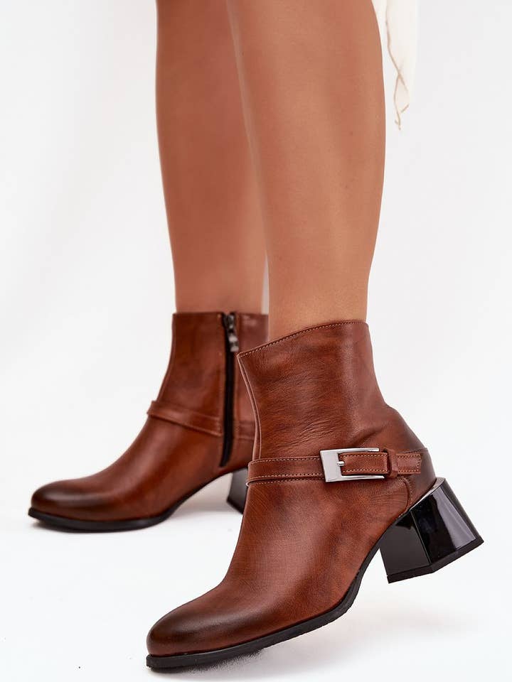 Ankle boots with heel Model 217800 Step in style for wholesale by Lieber Deem Marktplatz