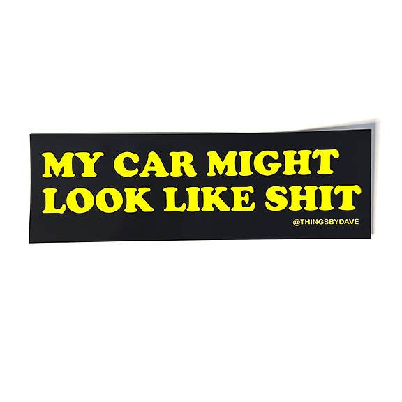 MIJN AUTO ZIET ER MISSCHIEN ZO UIT. Bumpersticker voor wholesale door Things By Dave