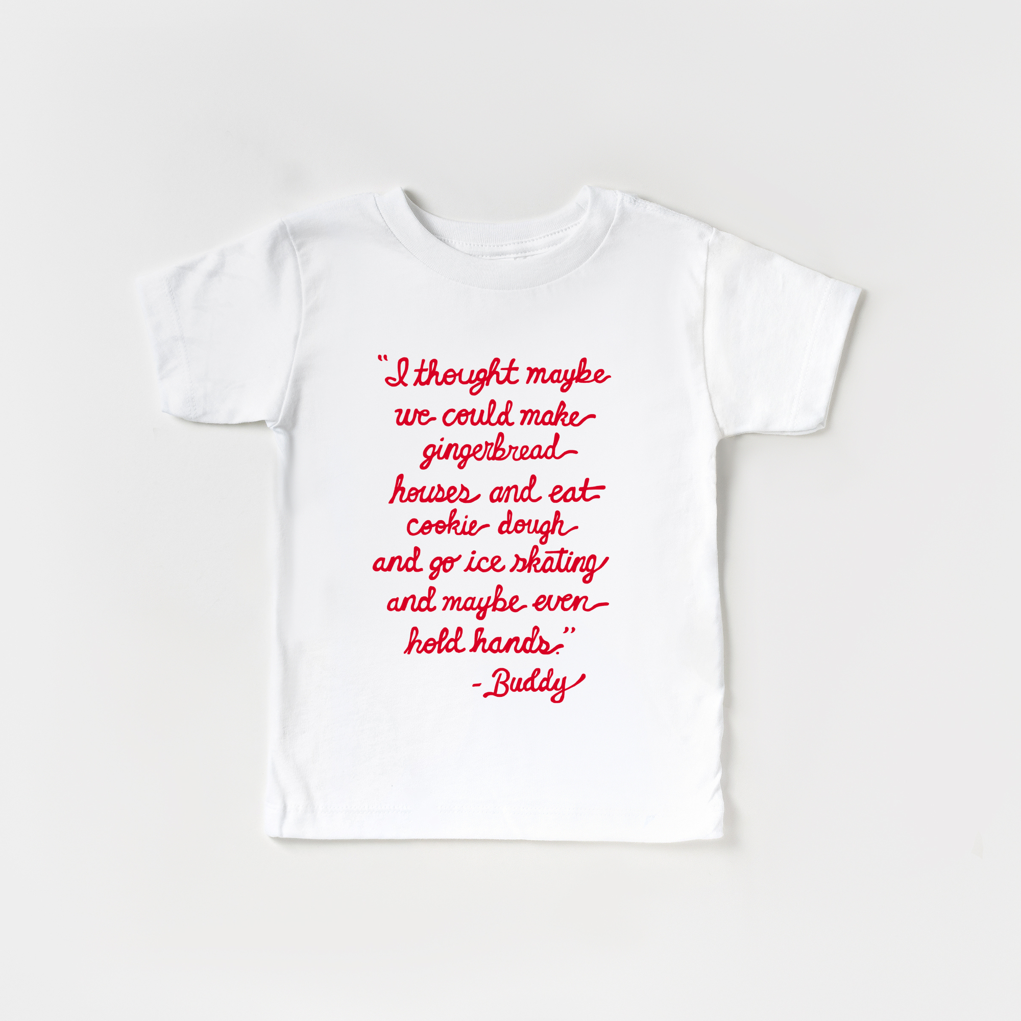 Benny & Ray Apparel - Wholesale Screen Printed T-Shirt - Kids - Buddy Quote Merry Christmas Santa Claus Christmas Shirt 1