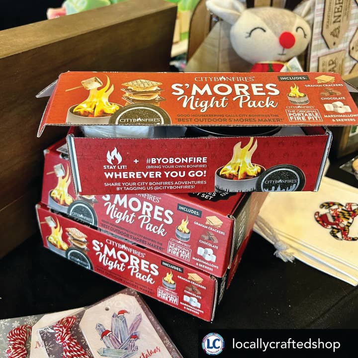 City Bonfires - Portable Fire Pits - Wholesale Fire Pit - S'mores Night Pack12