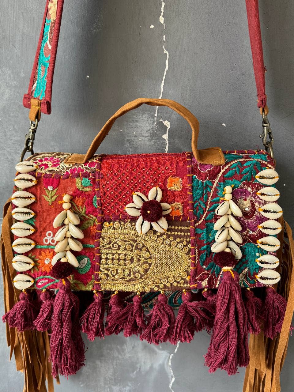 GYPSY STUDIO - Wholesale Shoulder Bag - Women's - Party Wear Bag Sequin Work Banjara Bags Embroidery Work Bag 0