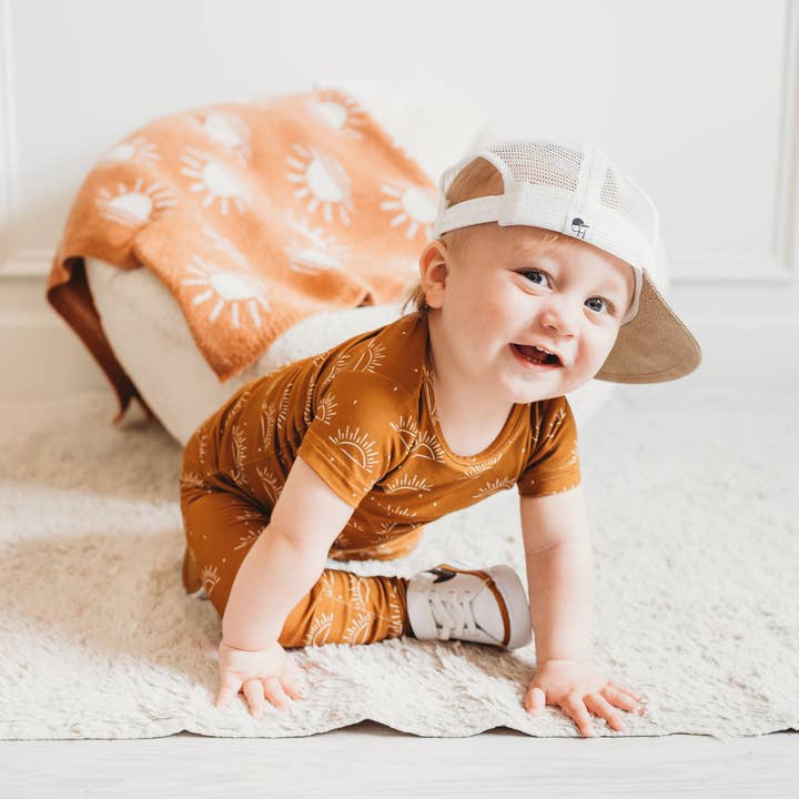 millie + roo LLC - Vente Haut et bas de pyjama – enfant - ENSEMBLES 2 PIÈCES À MANCHES COURTES EN BAMBOU - Sunny Days13