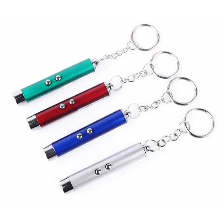 Square Deal Recordings & Supplies - Wholesale Keychain - Unisex - Keychain - Dual Light Red Laser And White LED3