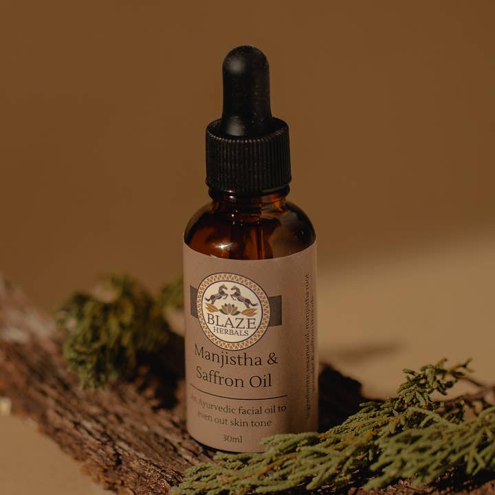 Manjistha & Saffron Facial Oil for wholesale by Blaze Herbals
