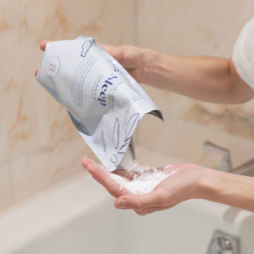 The Bathologist - Vente Lait de bain - Bain moussant effervescent pour le sommeil | Lavande + Menthe Calme1