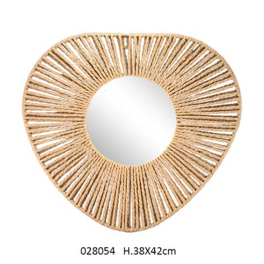 Triangle 'Gili' Mirror H. 38cm X 42cm for wholesale by Faye