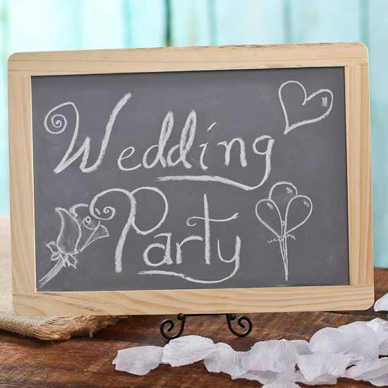 Factory Direct Craft - Wholesale Plant Pot - 7" x 10" Wood Frame Synthetic Chalkboard Sign2